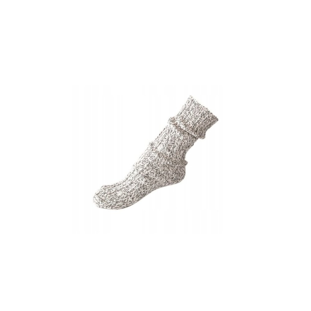 2 Pairs Mil-Tec Norwegian Wool Socks Grey 42-43, Large, Gray, New